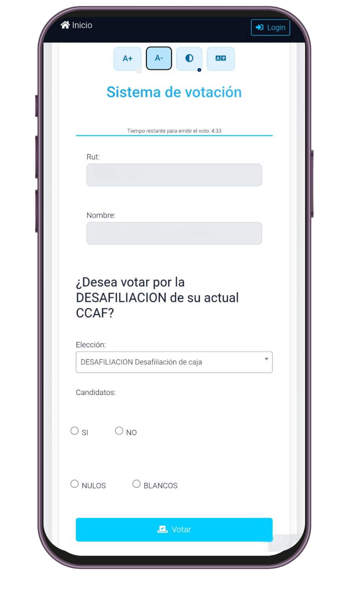 Logo E-Voto